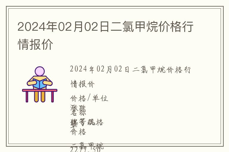 2024年02月02日二氯甲烷價格行情報價