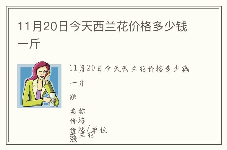 11月20日今天西蘭花價(jià)格多少錢一斤