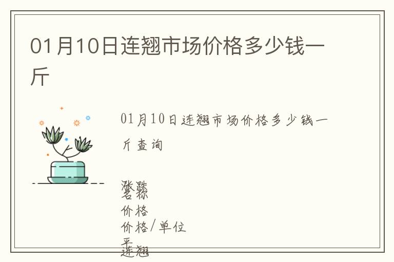 01月10日連翹市場價格多少錢一斤